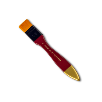 Pennello per superfici con manico bordò a taglio dritto sintetico dorato serie 300 n.: 1